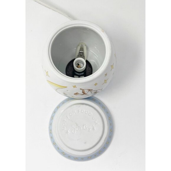 Scentsy Retired Over The Moon Mid Size Wax Warmer Nursery Rhyme Baby’s Room - Picture 3 of 5